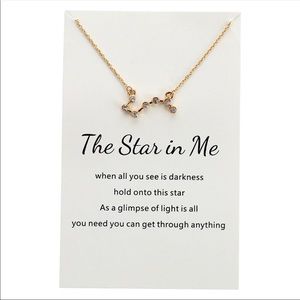 BIG DIPPER STAR | ENCOURAGEMENT CARD GOLD NECKLACE